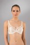 Women's Skin Underwire Hollow Gather Bra
