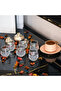 Lava 6-Person Silver Gilded Coffee Pot Glass Water Cup Set with Zemzem Set,mole,gift - 2