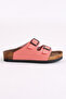 Children's Unisex Pomegranate Flower Comfortable Poly Sole Double Buckle Nubuck Sandals - 2