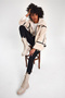 Women's Nude Skin Women's Comfortable Fit Long Zippered Boots - 5