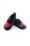 Black Patent Leather Red Heart Baby Shoes - 5