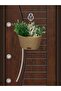 Wicker Door Front Basket Door Front Ornament, Hanging Flower Pot, Kitchen, Bathroom Multi-Purpose Basket - 2