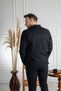 Interview Wraps Black Knitwear Cardigan with Snap Closure - 8
