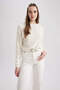 Women's Sweater Ecru L2567Az/Er103