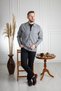 Interview Wraps Gray Knitwear Cardigan with Snap Closure - 5