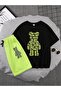 Kids Advanture Printed Top and Bottom Set Cotton Shorts T-Shirt Set