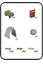 96 Pieces Dinosaur Themed - Movable and Vehicle Rails - 3