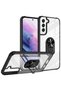 Case for Samsung Galaxy S22 Plus Anti-Shock Anti-Shock Colored Edges with Metal Ring Case