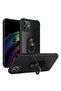 Case for Apple iPhone 12 Mini Case Anti-Shock Anti-Shock Colorful Edges with Metal Ring Case - 4