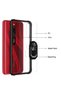 Xiaomi Redmi 8A Case Anti-Shock Anti-Shock Colorful Edges with Metal Ring Case - 5