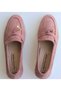 Genuine Leather Powder Small and Large Size Casual Women's Shoes Loafer Moccasin - 8