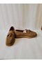 Genuine Leather Beige Daily Women's Shoes Loafer Eva Sole Moccasin Ballet Loafer2 - 7