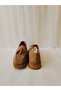 Genuine Leather Beige Daily Women's Shoes Loafer Eva Sole Moccasin Ballet Loafer2 - 8