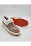 Genuine Leather Beige Buckle Fur Lining Cold Proof Lightweight Anti-Slip Eva Sole Daily Short Women's Boots - 3