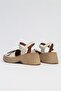 ®| PC-7209- 3807 Beige-Women's Wedge Heel Sandals Shoes - 3