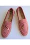 Genuine Leather Powder Small and Large Size Casual Women's Shoes Loafer Moccasin - 3