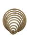 Wooden Macrame Ring Wall Door Ornament Hoop Oak 10-Piece