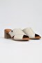 ®| PC-7219 - Beige-Women's Heeled Slippers - 2
