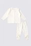 US Polo AssnBaby Girl 3-Piece Set with Booties Cream USB1940 - 3