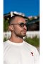 Unisex Sunglasses with Green Glass and Green Frame Ae2207c3 - 2