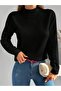 WOMEN'S HALF FISHER KNIT SWEATER - 4