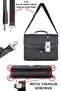 2007 Men's Hand and Shoulder Bag - Briefcase with Laptop Compartment 15.6 Inch - 4