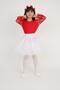 Girl's Tulle T-shirt Tutu Skirt Set 29 October 23 April Performance Clothes - 3