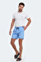 Reno Men's Pocketed Swim Shorts Blue Swimsuit - 6