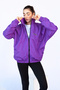 Unisex Purple Bomber Jacket - 3