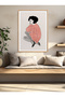 Single Framed Woman Painting Modern Poster Painting Tk/402
