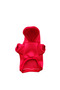 cat dog clothes fuchsia sweatshirt with fleece - 2