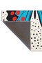 Dido 2 Collection Blue Beige Themed Butterfly Patterned Creative Modern Decorative Carpet 3240 - 5