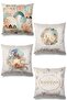 Double Sided Printed Ramadan Powder Patterned Set of 4 Suede Throw Pillow Cover Ramadan Kareem - 3