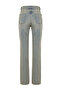 Blue Faded Effect Vintage Low-Rise Wide Leg Jeans TWOSS24JE00032 - 6