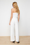 Ekru Wide Leg/Geniş Paça Yüksek Bel Dokuma Kumaş Pantolon TWOAW22PL0066 - 10