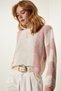 Cream Powder Striped Seasonal Knitwear Sweater MC00254 - 2
