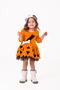 Girl's Stone Age Orange Pebble Dress Party Special Day Birthday Costume - 3