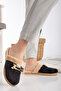 Women's Buckle Plush Slippers Home Slippers-Guest Slippers-Bundle Slippers-Dowry Slippers - 4