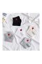 5 Pairs Women's Heart Patterned Mixed Color Ankle Socks Set - 3