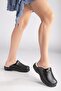 Classic Sole Doctor Nurse Hospital Cook Slippers Patterned 101 Black