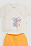 Koala Embroidered 10 Piece Hospital Discharge Bodysuit Set 100% Cotton - 7