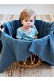4 Layer Muslin Blanket 115X115Cm - Navy
