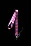Purple Butterfly Name Card, Neck Strap Lanyard, Card Strap Lanyard, Phone Strap Apparatus, White Horizontal Card Holder - 2