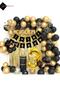 6 Letter Name King Crown 3 Year Old Balloon Balloon Chain Birthday Set Happy Birthday - 2