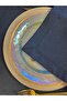 Royal Linen Textured Glittery Navy Blue Runner 1 Piece (Napkin Not Included) - 2