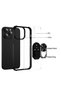 For Apple iPhone 14 Pro Case Anti-Shock Anti-Shock Colorful Edges with Metal Ring Case - 2