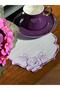 Set of 2 Rose Patterned Cocktail Napkins| Presentation Napkin| Coffee Side Napkin| Coaster
