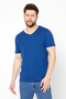 Men's Multi-Colored 100% Cotton T-Shirt Regular Fit Comfortable Cut V-Neck 5-Pack Basic T-Shirt - 5