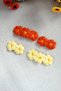 Orange Yellow Knit Buckle Set for Mother and Daughter - 4-Piece Baby and Child Buckle Set