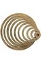 Wooden Macrame Ring Wall Door Ornament Hoop Oak 10-Piece - 2